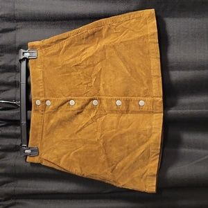 Uniqlo corduroy mini skirt